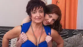 This Hot Darling Loves Sucking Wet Mature Lesbian Tits - MatureNL