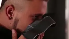 Str8 To Gay: Tattooed blond haired wants cock sucking