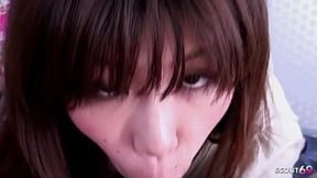 Cute Japanese Teen with small Tits in Costume get fucked and creampied by older Guy in Full Uncensored JAV Porn