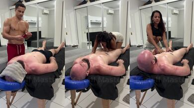 Waited for her husband to go out to suck his client