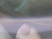 I just had to pull over and cum all over myself