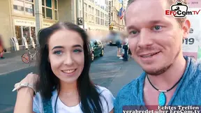 Young Latina Teen Seduces German Guy for Steamy Bedroom Adventure