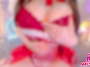 【個人撮影】爆乳アイドル彼女とらぶらぶクリスマスえっち♥【耳舐めASMR】素人 爆乳 Japanese まことASMR