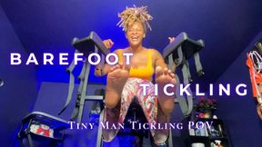 Barefoot Tickling - Giantess Foot Tickling POV