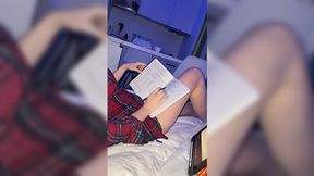 My teen step-sister is such a good student, I'll teach her a sex lesson