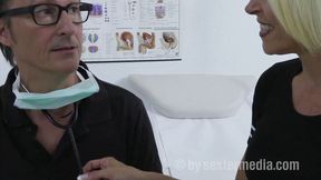 Patient Sophie Logan gets fucked by the doctor