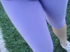 Teen in lycra cameltoe - Ninfeta em suplex