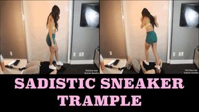 Goddess Jordyn - SADISTIC Sneaker Trample - {SD}