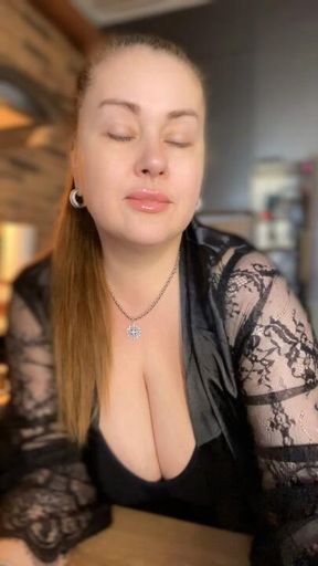 eclair with Mommy's feet