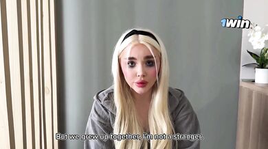 Step sister found out the truth about her past and cried! Soothed with a thick cock!