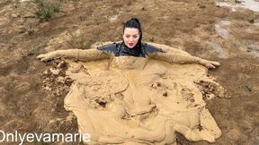 Stuck In Deep Mud In Chest Waders PVC