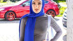 Big ass Arab university teen Violet Gems didnt like Mardi Gras at all