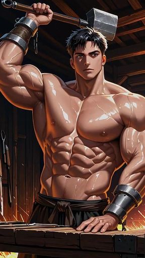 Sexy Gay Iron Workers Ai Slideshow