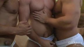 John Magnum, Dean Monroe & Devin Draz In mischievous threeway