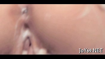 Playgirl receives orgasm of a solo play