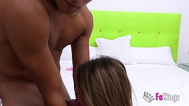 They're 19, and they're in love: Lucky boyfriend introduces us to his sexy girlfriend Ruby!