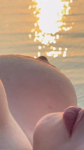 morning on the nudist beach