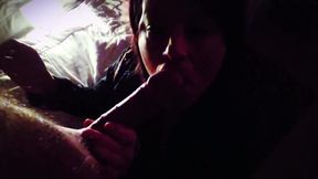 Smoking Blowjob in the Dark