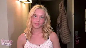 Step-daddy enjoys dessert with his step-daughter