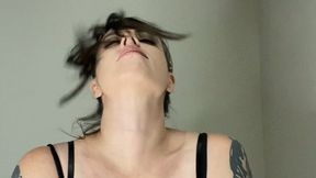 Ponytail hair fetish teaser