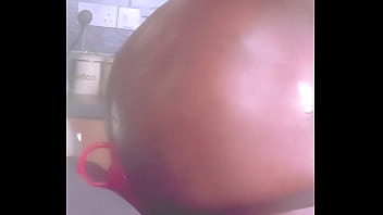 Oiled Black Butt Prostate Play