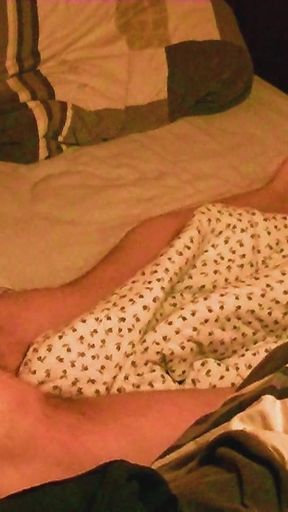 Captivating moment from "Naked Bed Hump Masturbation"