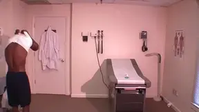 Straight Hunk Gets Prostate Exam From Doctor In Medical Clinic Visit
