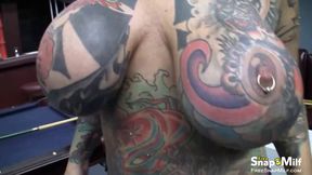 Tattooed MILF slut gets fucked POV