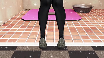 Zoe Bailando TikTok antes de la ducha