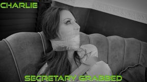 Charlie Monaco - Secretary Grabbed *Black and White* MP4 HD ( Wrap Gagged , Bound Gagged , Tape Bondage , Tied Up Gagged , Bondage , BDSM , Black and White , Secretary Fetish , OTN Gag , Duct Tape Wrap Gag , Skirt and Blouse )