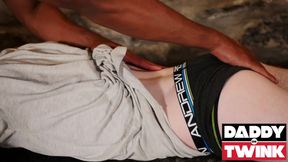 Daddyontwink Hung BBC Milo Maderas Deepthroats Blond Teen Samy Luvsins Cock