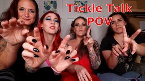 Tickle Talk POV - Scarlett Storm, Whitney Morgan, Draven And Autumn Bodell Four Girl POV Tickling Instruction