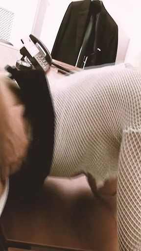 Panty Party Scene-4_gorgeous Busty Office Worker Gets Fucked in the Office While Wearing Lingerie