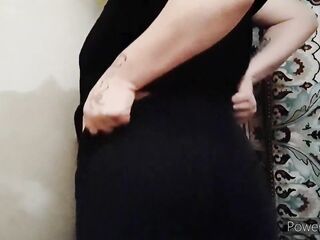 my butt looks great in those yoga panties