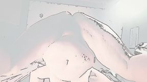 chair bbw ass shake anime version