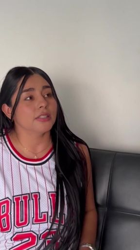 I lose bet on basketball game and I have to give my pussy tight and juicy   Clip 1