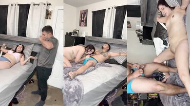 Her pussy eaten then fucked by a real man before he fills her full