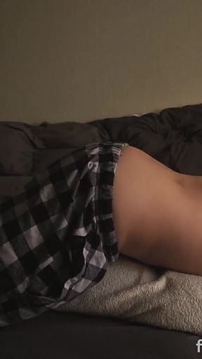 Morning Routine. Gentle Daddy Whispers Gentle Words in Your Ear and Moans, Turning on so Bad Cumming