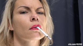 Andrea the Smoking Goddess: Voluptuous MILF Blows Thick Smoke Directly at You (FullHD resolution)