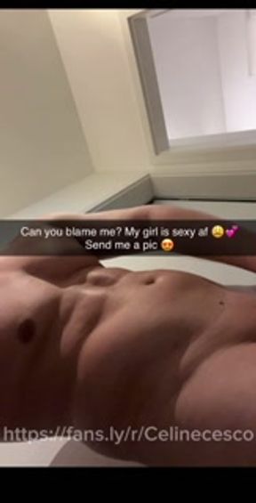 An 18-year-old teen cheats on her boyfriend with a Friendon Snapchat