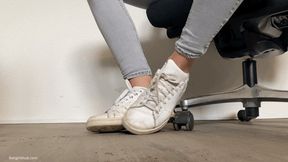 DIRTY ADIDAS SNEAKERS AND HER DIRTY SOCKS - MP4 Mobile Version