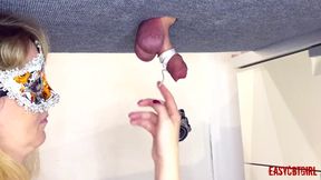 Mistress Plays with the Slave's Dick and Hangs Weights on Him Easycbtgirl