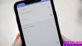 Sarah Cute asks Stepbro, "You want me to suck your dick?"