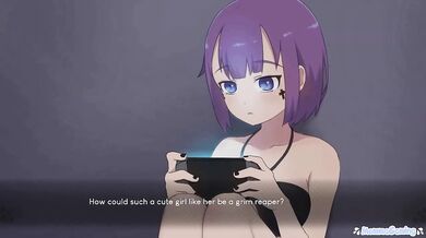 Purple Hair Amateur Creampie Destroys My Heart In Hentai Game Gallery HD