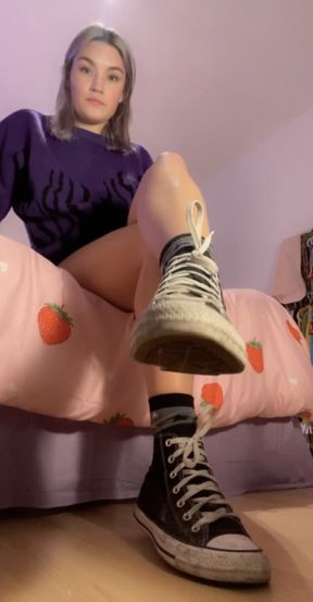 Lick my converse clean