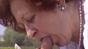 Older stepmom indulges younger stepson