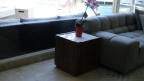 ”Amateur blondie walks naked in the house spy”