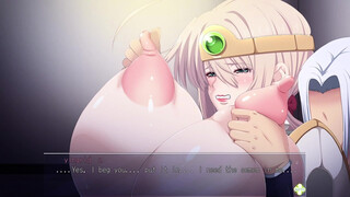 Horny Heroine Ingrid Ep 2 - Playing with her huge tits