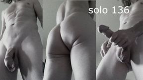 Heteroflexible K solo V136: thin slim fit muscular vascular hung older rub one out