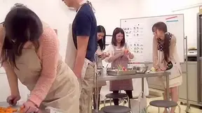 Busty Student Seduces Pervert chef in Hot kitchen sex